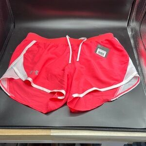 🔥 Under Armour Women's Running & Workout Shorts – Size Small (Pink/White) 🔥